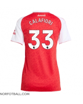 Billige Fotballdrakt Arsenal Riccardo Calafiori #33 Replika Hjemmedrakt Dame 2025-26 Kortermet Billige Fotballdrakt Arsenal Riccardo Calafiori #33 Replika Hjemmedrakt Dame 2025-26 Kortermet